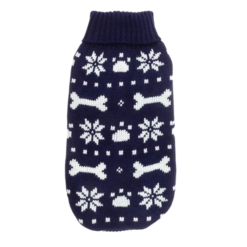 Pulover tricotat pentru caini Pulover tricotat pentru caini, Marimea XXS, P16, Ropet - imagine 1