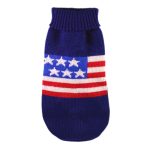 Pulover tricotat pentru caini, Marimea M, P33, Ropet