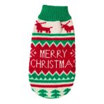 Pulover tricotat pentru caini, Marimea M, P34, Ropet