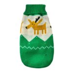 Pulover tricotat pentru caini, Marimea M, P35, Ropet