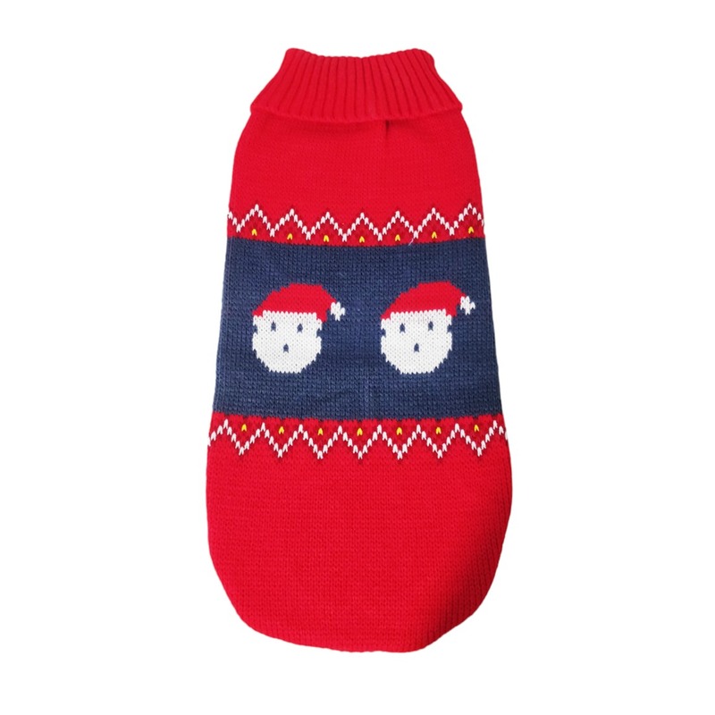 Pulover tricotat pentru caini Pulover tricotat pentru caini, Marimea M, R453, Ropet - imagine 1