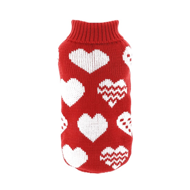 Pulover tricotat pentru caini Pulover tricotat pentru caini, Marimea L, R456, Ropet - imagine 1