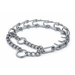 Zgarda Forta din Otel Cromat pentru dresaj 50cm / 3.0mm, Ropet