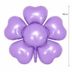 Balon Folie Floare, Mov, 98 cm, Ropet