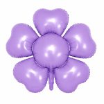 Balon Folie Floare, Mov, 98 cm, Ropet - imagine 2