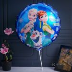 Balon Folie Frozen Elsa, Anna si Olaf, 45 cm, Ropet - imagine 4