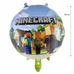 Balon Folie Minecraft Village, 45 cm, Ropet - imagine 2