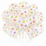 Set 100 Baloane Transparente Cu Buline, 30 cm, Ropet