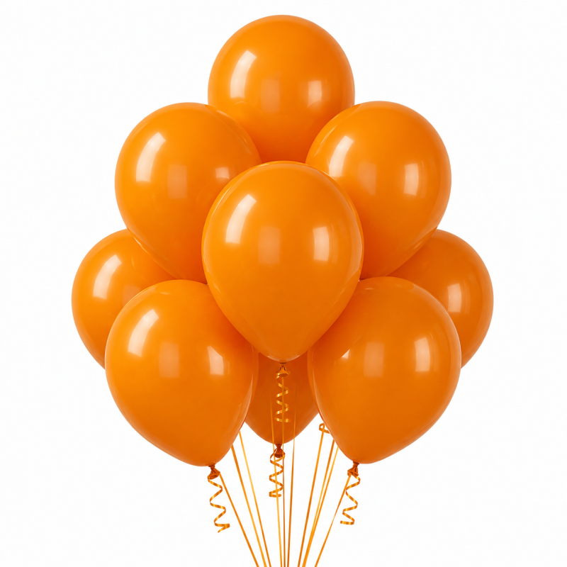 Set 25 Baloane Latex Maro Deschis, 30 cm, Ropet - imagine 2