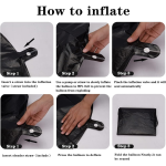 Balon Folie Cifra 0, Negru, 80 cm, Ropet - imagine 4