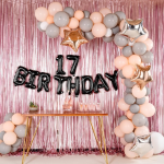 Balon Folie Cifra 7, Negru, 80 cm, Ropet - imagine 2
