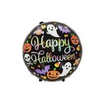 Set 5 Baloane Folie Dovleac cu Fantoma, 45 cm – 86 cm, Pentru Happy Halloween, Ropet - imagine 6
