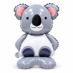 Balon Folie Cu Suport Figurina Ursulet Koala, 58 cm, Ropet